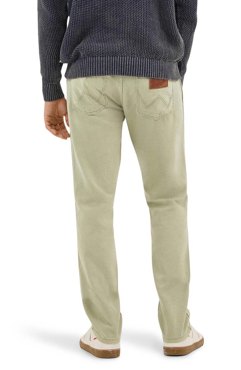 Wrangler Greensboro Straight Leg 5-Pocket Cotton & Linen Pants, Alternate, color, Tea