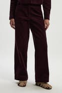 Karen Millen Cord Straight Leg Pants