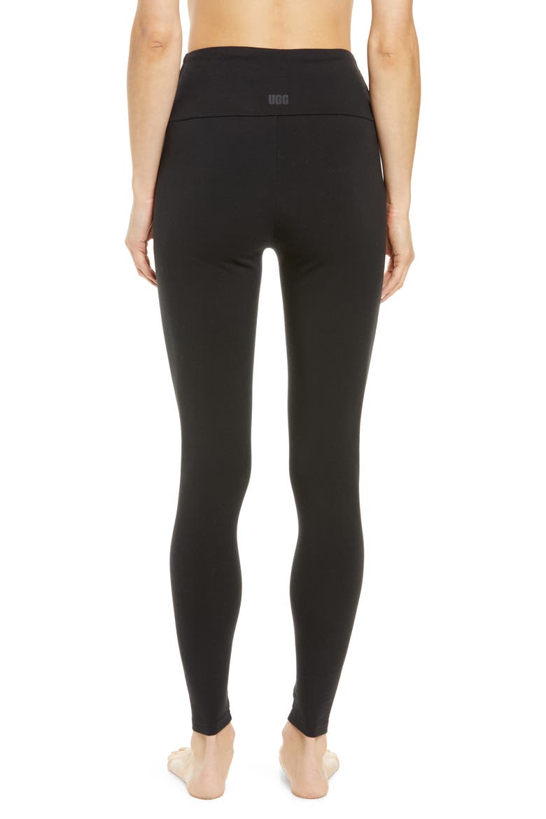 Saylor High Waist Leggings, Alternate, color, BLACK