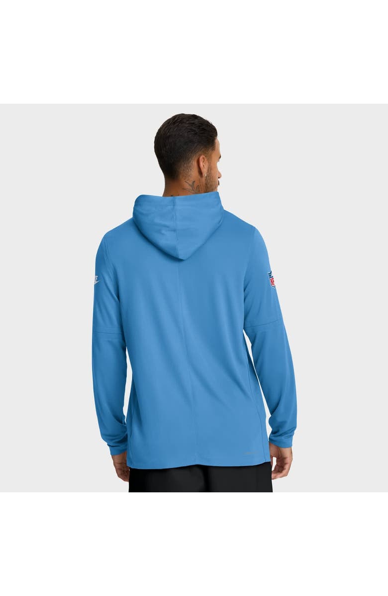 Nike Men's Nike Light Blue Tennessee Titans Oilers Throwback Alt Pack Performance Long Sleeve Hoodie T-Shirt, Alternate, color, Light Blue