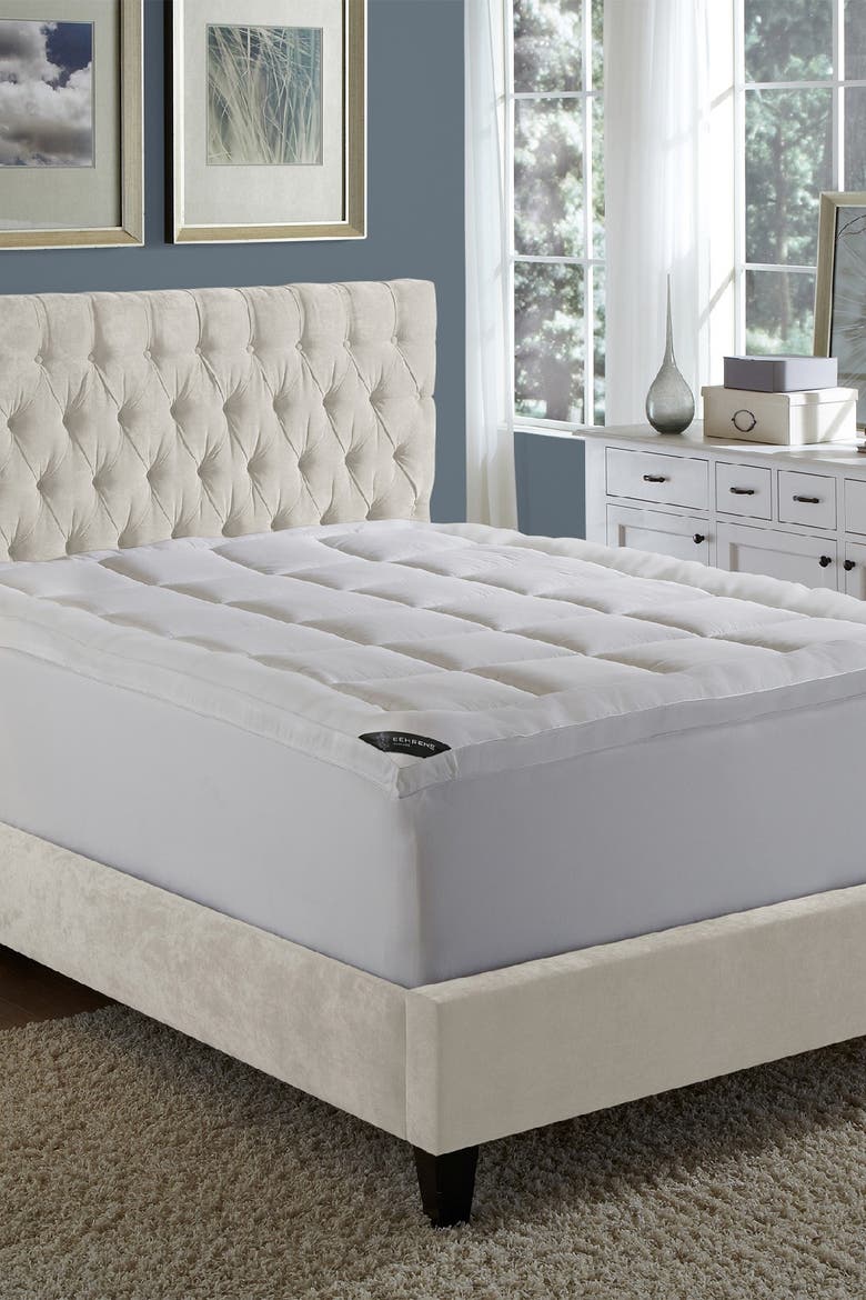 England 3" High-Loft King Fiberbed, Main, color, WHITE
