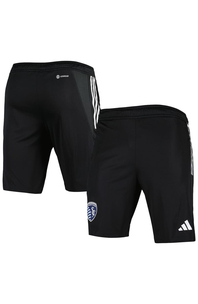 adidas Men's adidas Black Sporting Kansas City 2023 On-Field AEROREADY Training Shorts, Main, color, Black