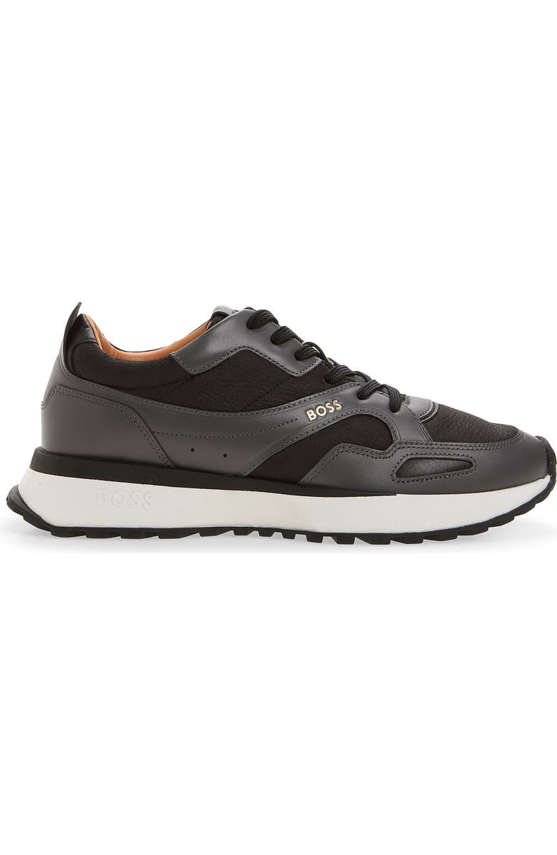BOSS Jonah Runn Sneaker, Alternate, color, Charcoal
