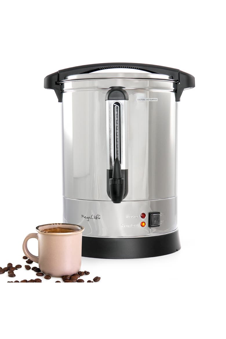 100 Cup Stainless Steel Coffee Urn, Main, color, Grey