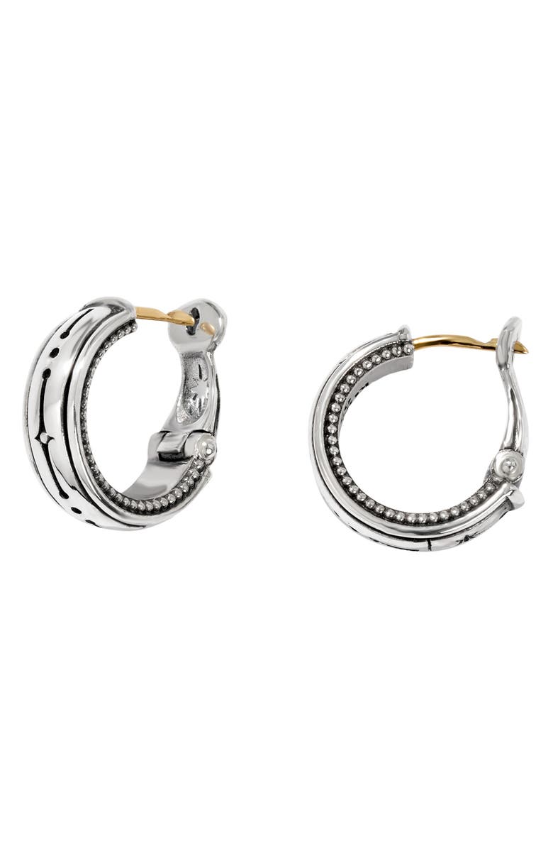 Konstantino Sterling Silver Hoop Earrings, Main, color, 