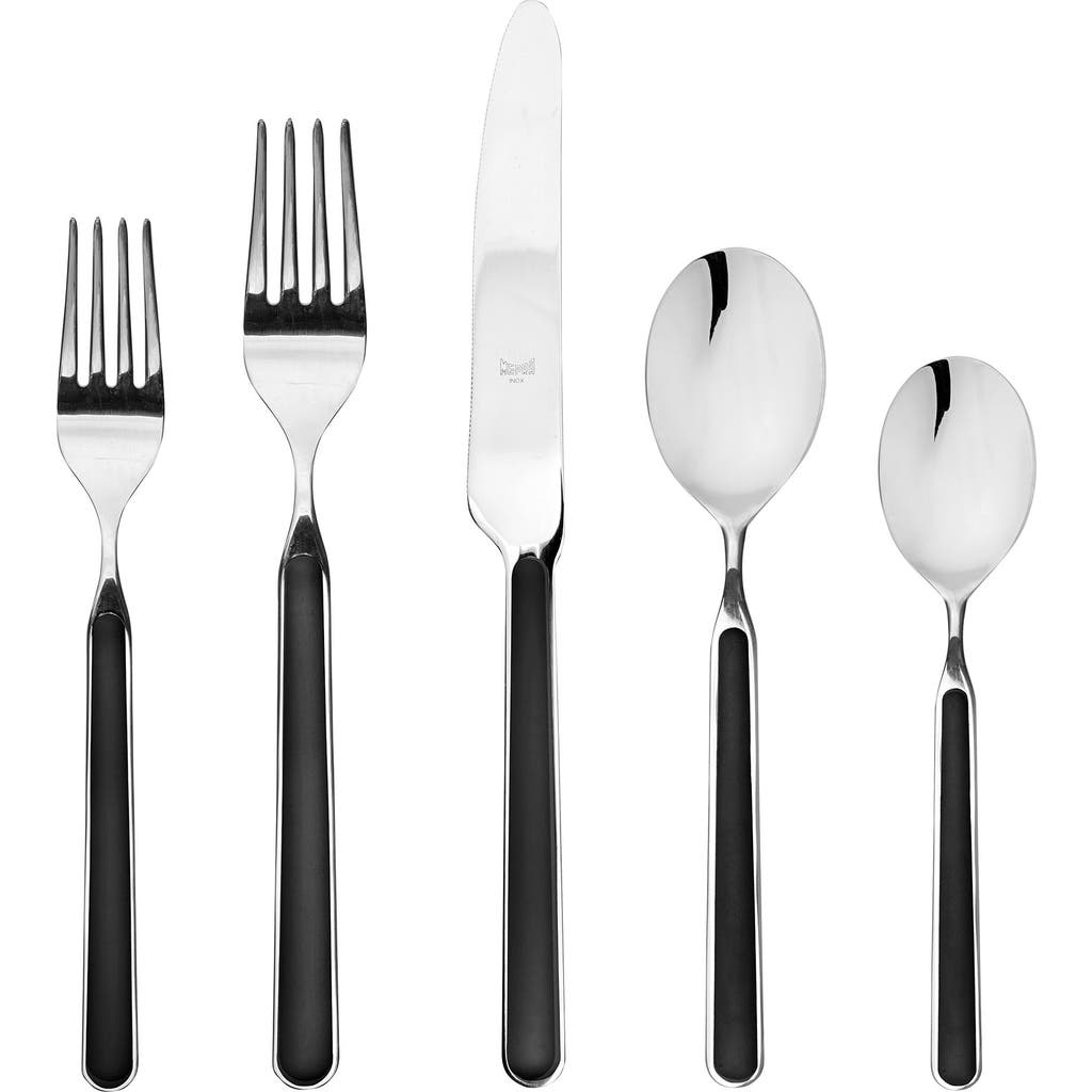 Mepra Fantasia Flatware Set In Black
