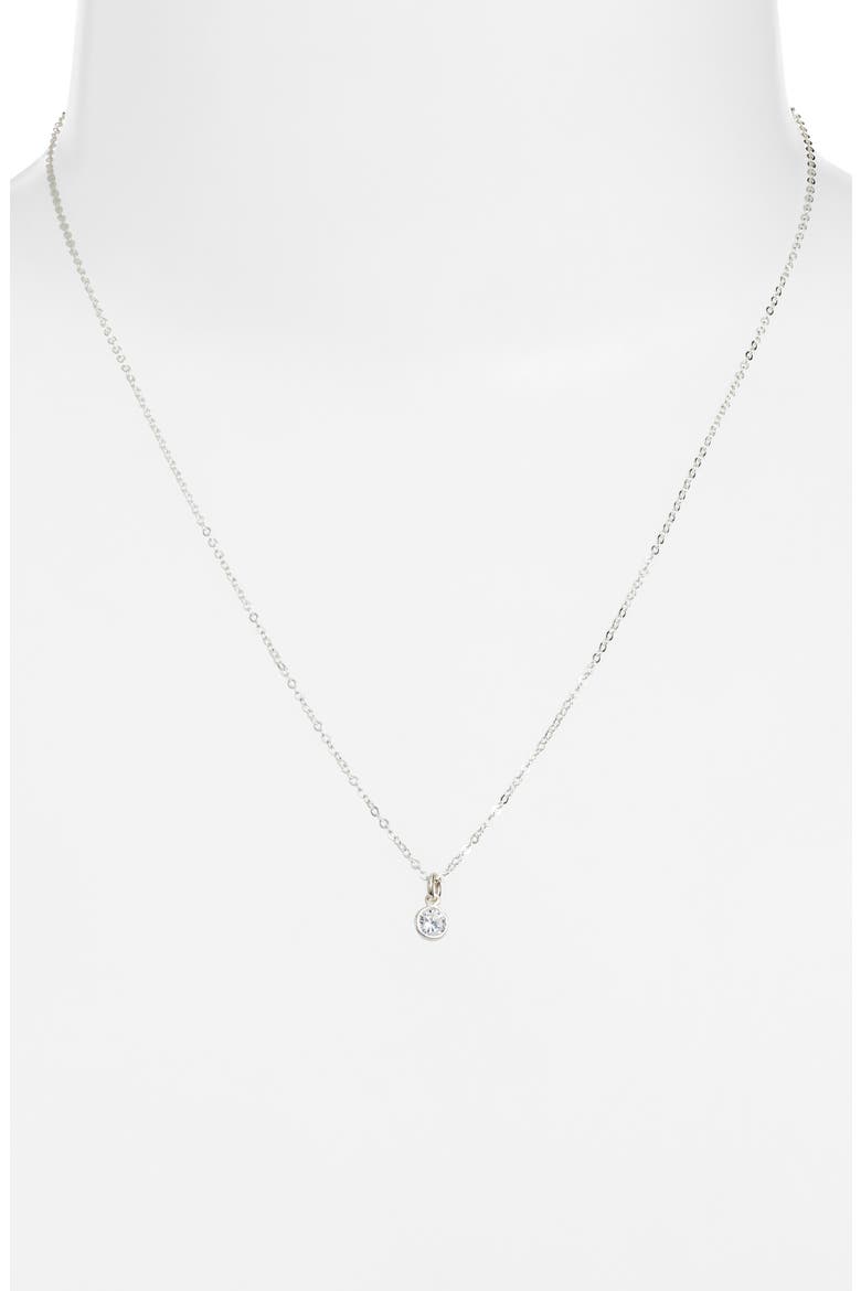 Clarity Pendant Necklace, Alternate, color, STERLING SILVER
