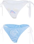 SAVAGE X FENTY Flirty Wordy 2-Pack Bridal Bikinis