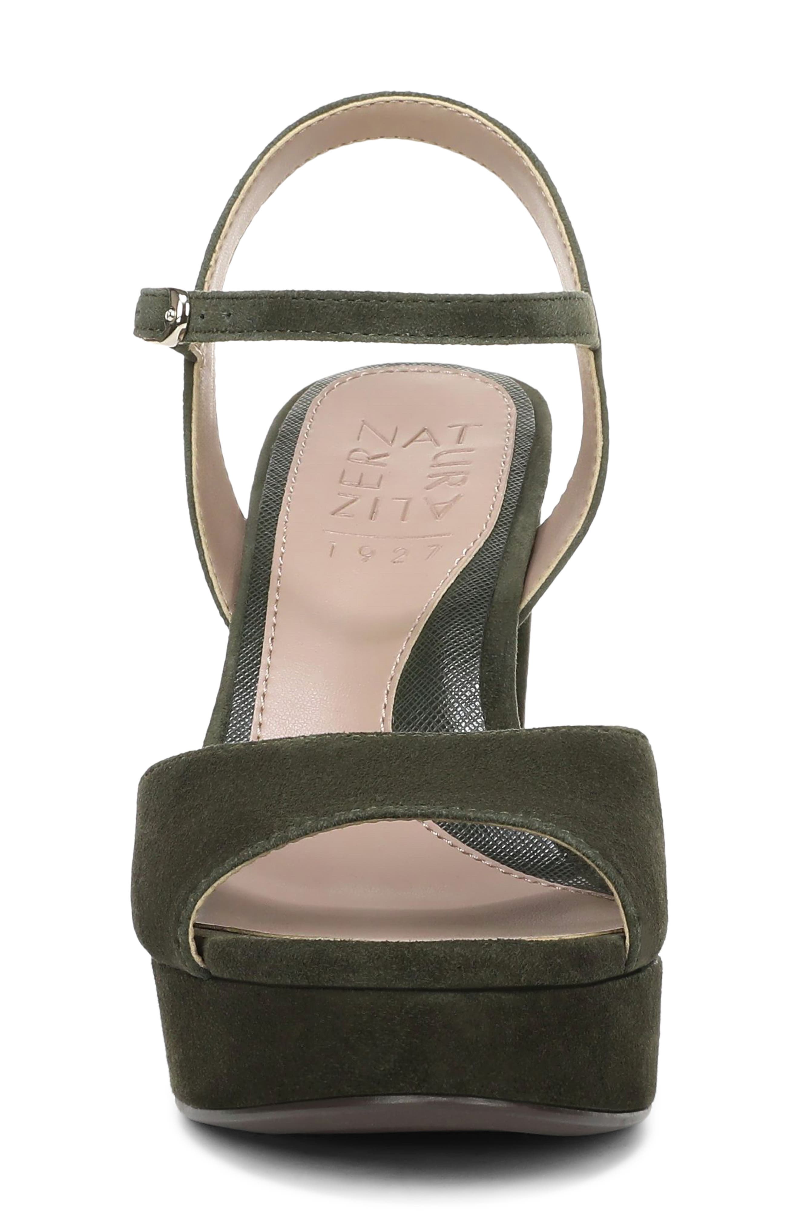 Marigold Ankle Strap Platform Sandal, Alternate, color, CACTUS CLAY SUEDE
