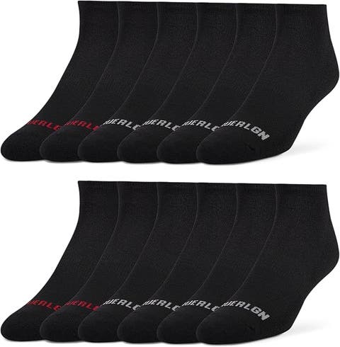 12 Pairs Premium Athletic No Show Socks