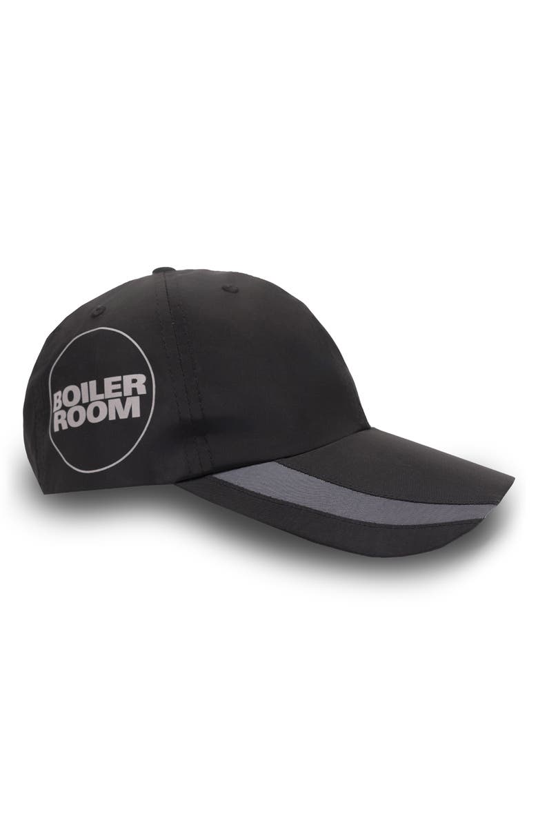 PLEASURES x Boiler Room Sport Baseball Cap, Main, color, Black