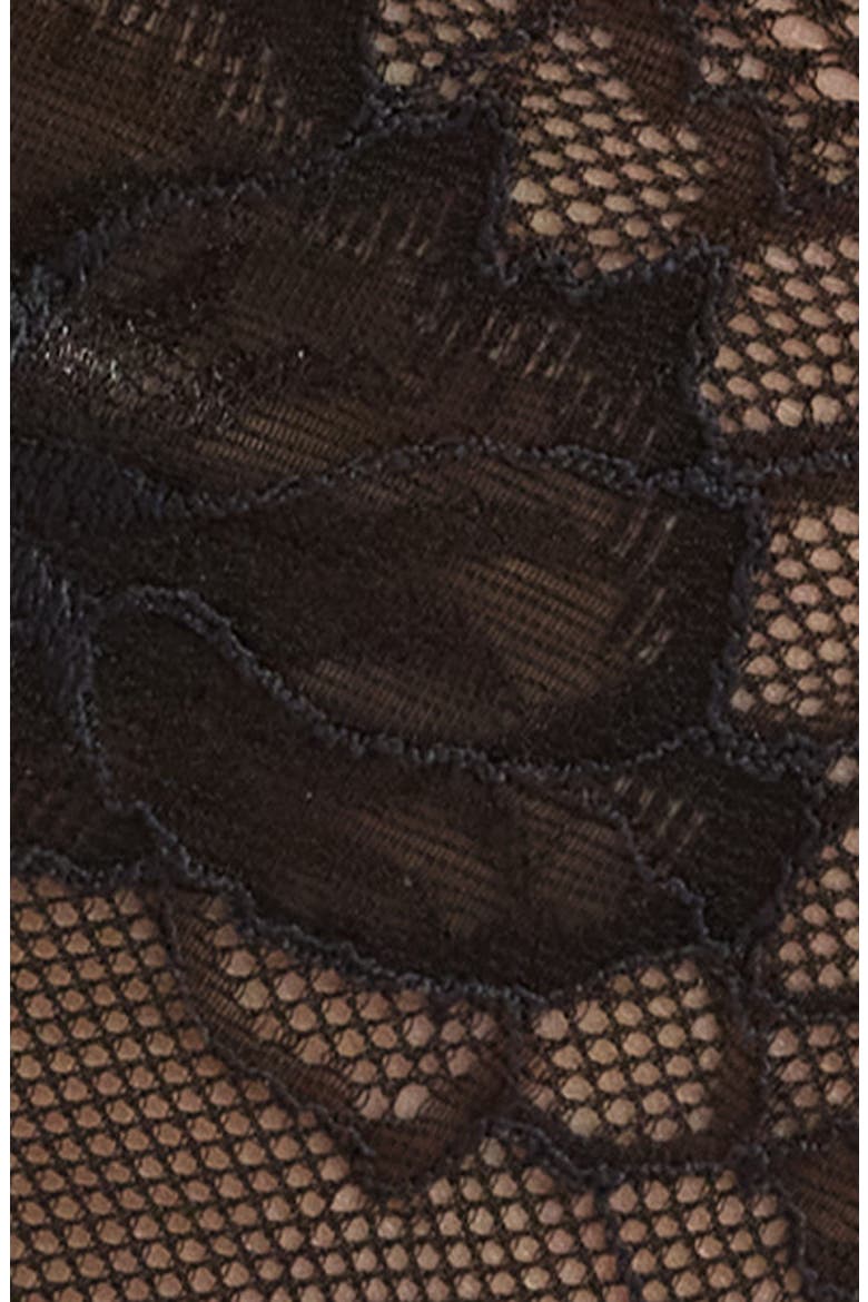 Stormi Lace Thong, Alternate, color, CAVIAR
