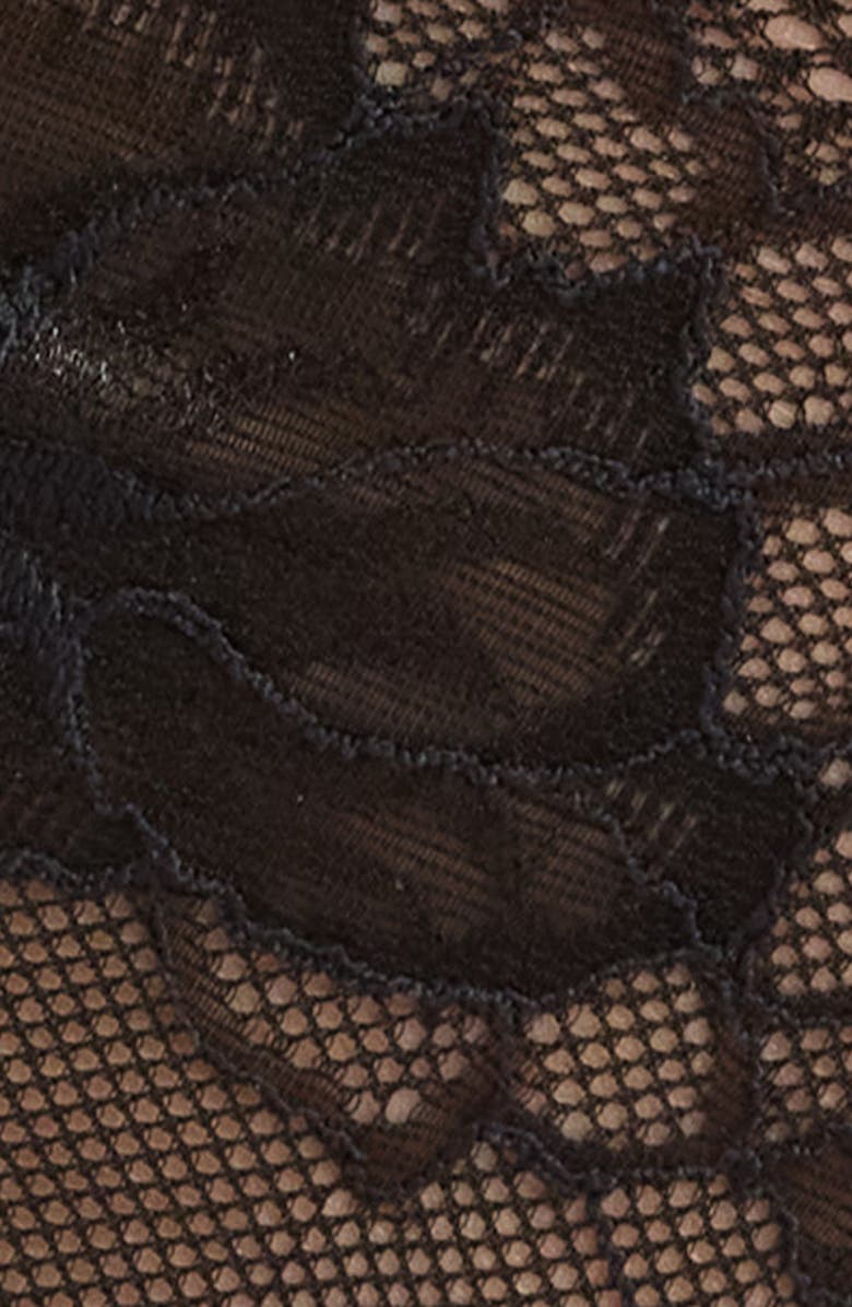 Hunkemöller Stormi Lace Thong, Alternate, color, Caviar