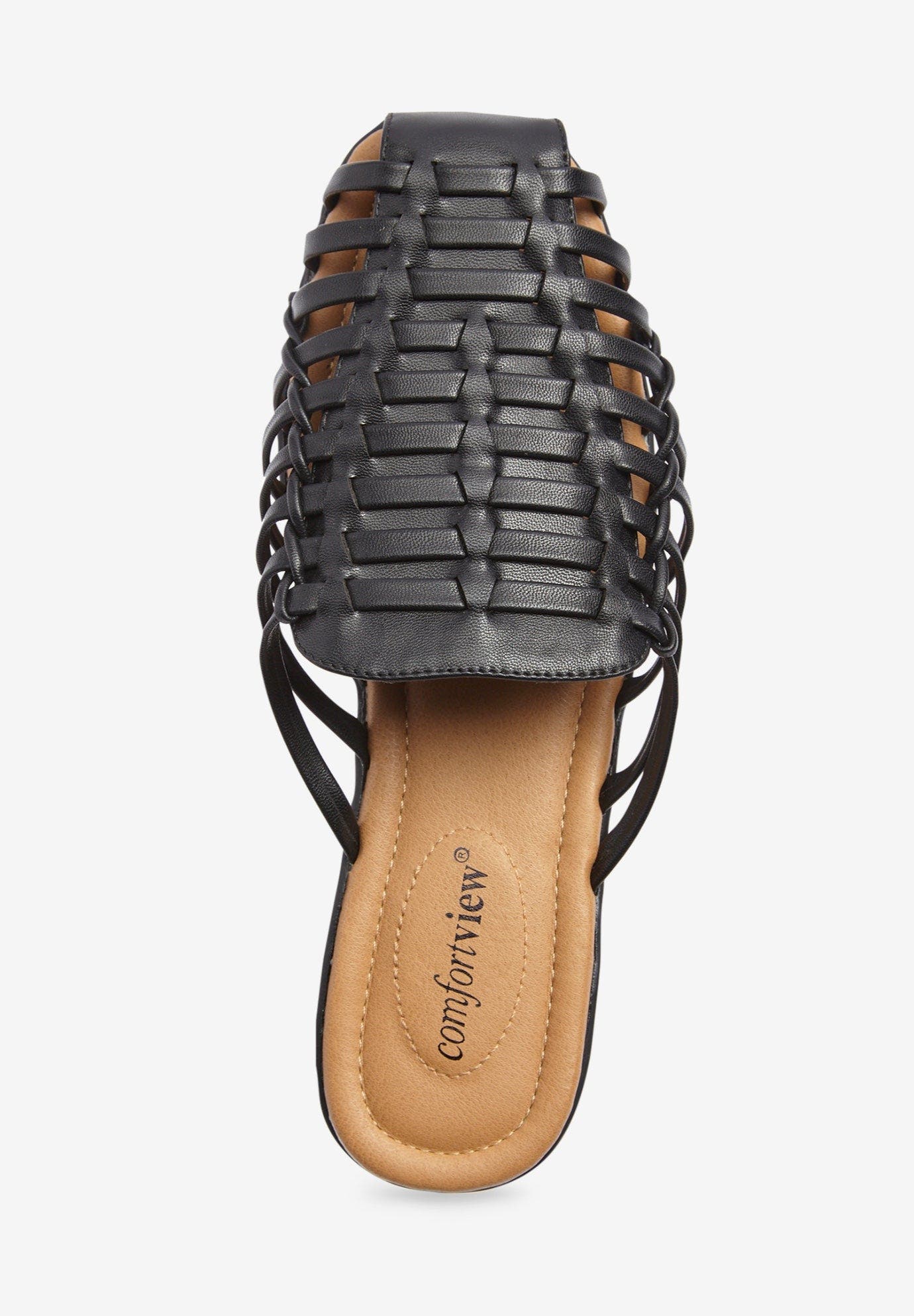 Comfortview The Wendy Slip On Mule, Alternate, color, Black
