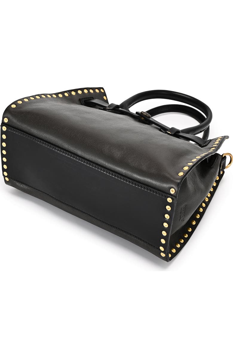 OLD TREND Westland Genuine Leather Studded Mini Tote, Alternate, color, Slate