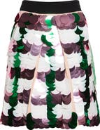 Marni Sequin Check Skirt