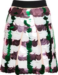 Marni Sequin Check Skirt