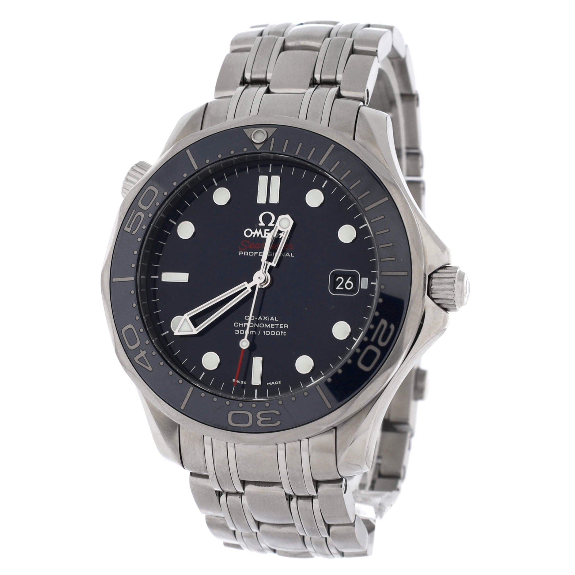Seamaster Professional Diver 300M Co-Axial Chronometer Automatic Watch Stainless Steel 41, Alternate, color, Metallic Silver