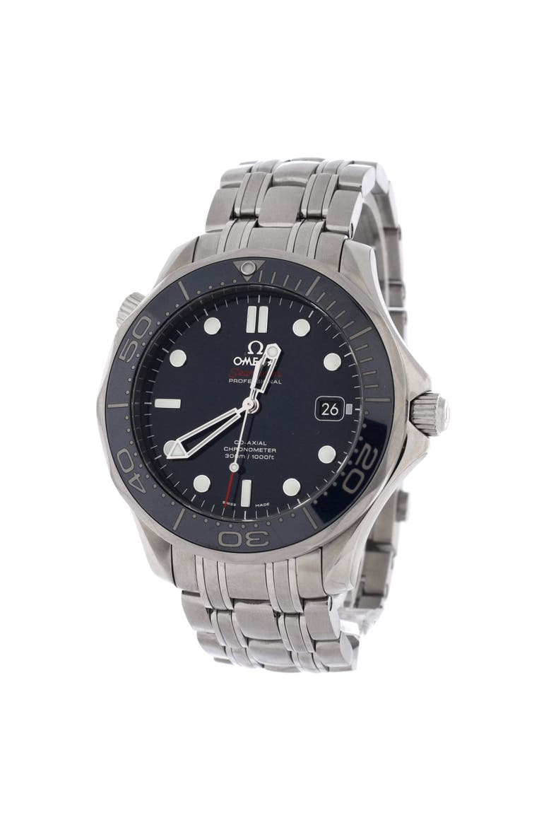 Seamaster Professional Diver 300M Co-Axial Chronometer Automatic Watch Stainless Steel 41, Alternate, color, Metallic Silver