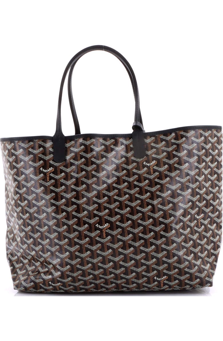 Pre-Owned Goyard Saint Louis Tote Coated Canvas PM, Alternate, color, Black