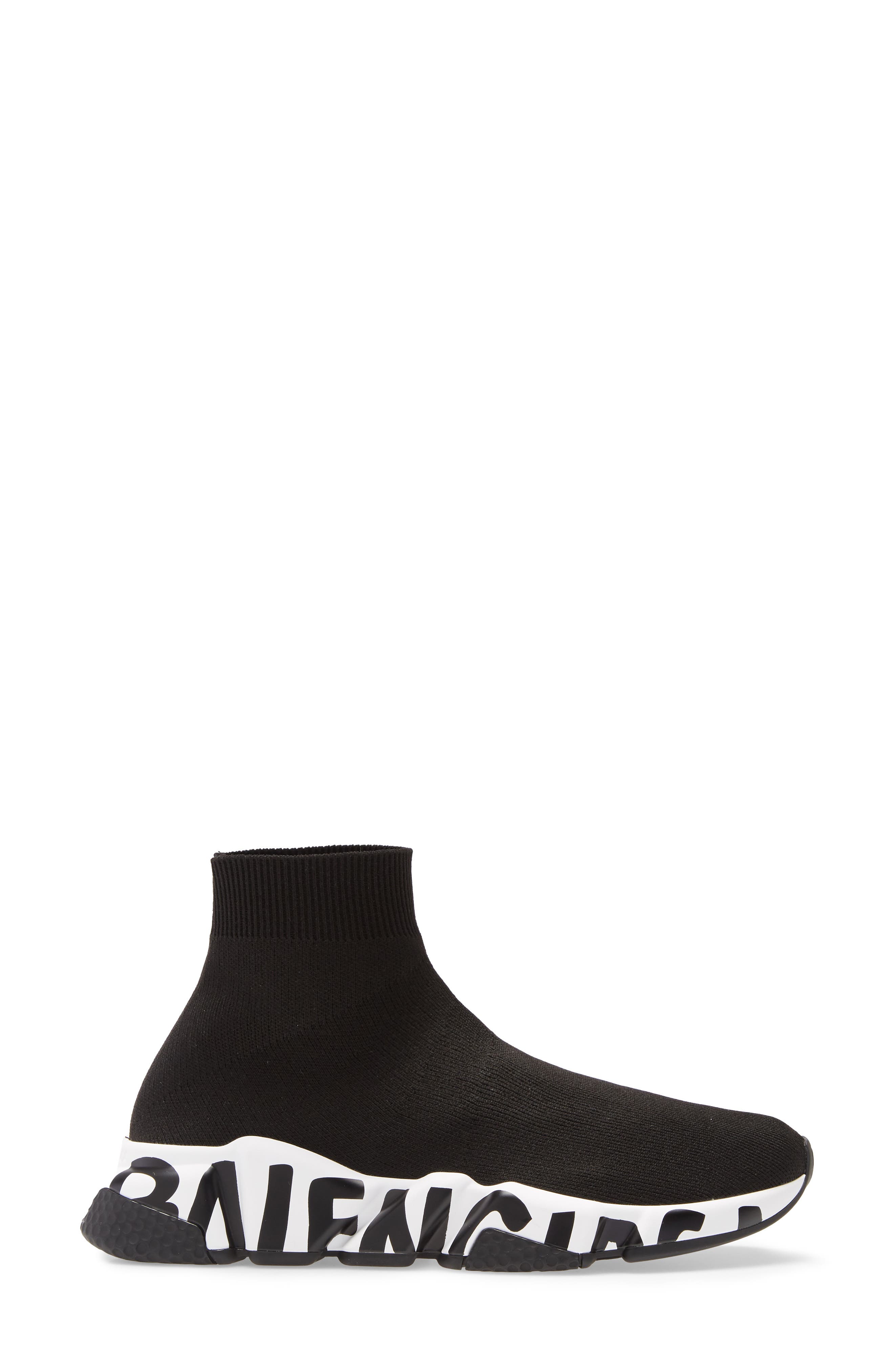 Balenciaga Mid Speed Sock Sneaker, Alternate, color, 