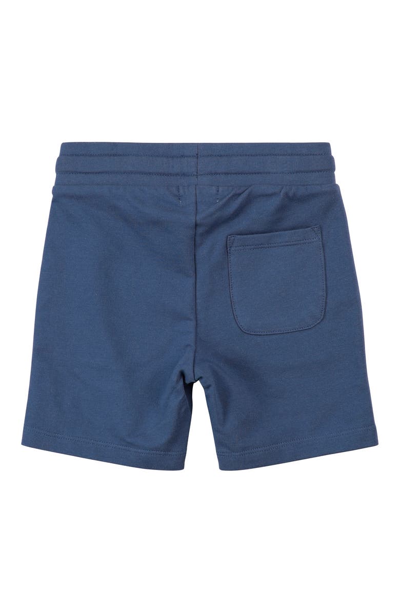 Blue Shirt & Shorts Set, Alternate, color, DUSTY BLUE