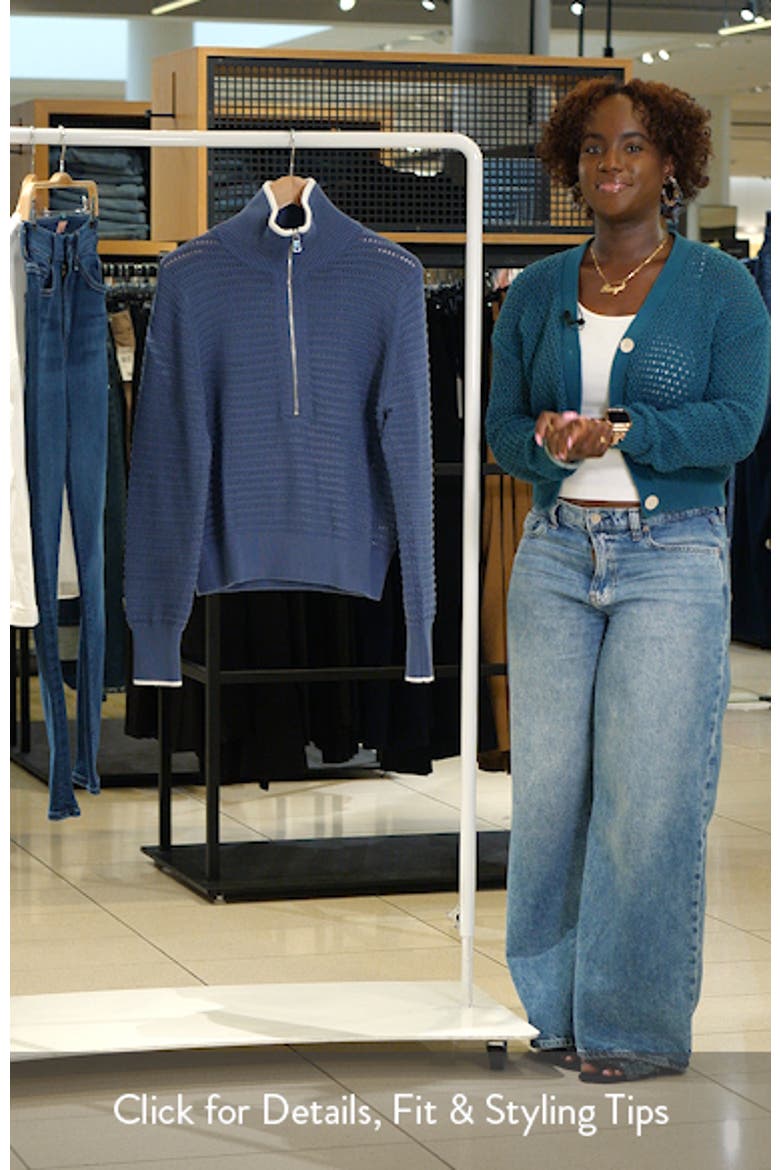 Morwenna Half Zip Knit Sweatshirt (Women) | Nordstrom