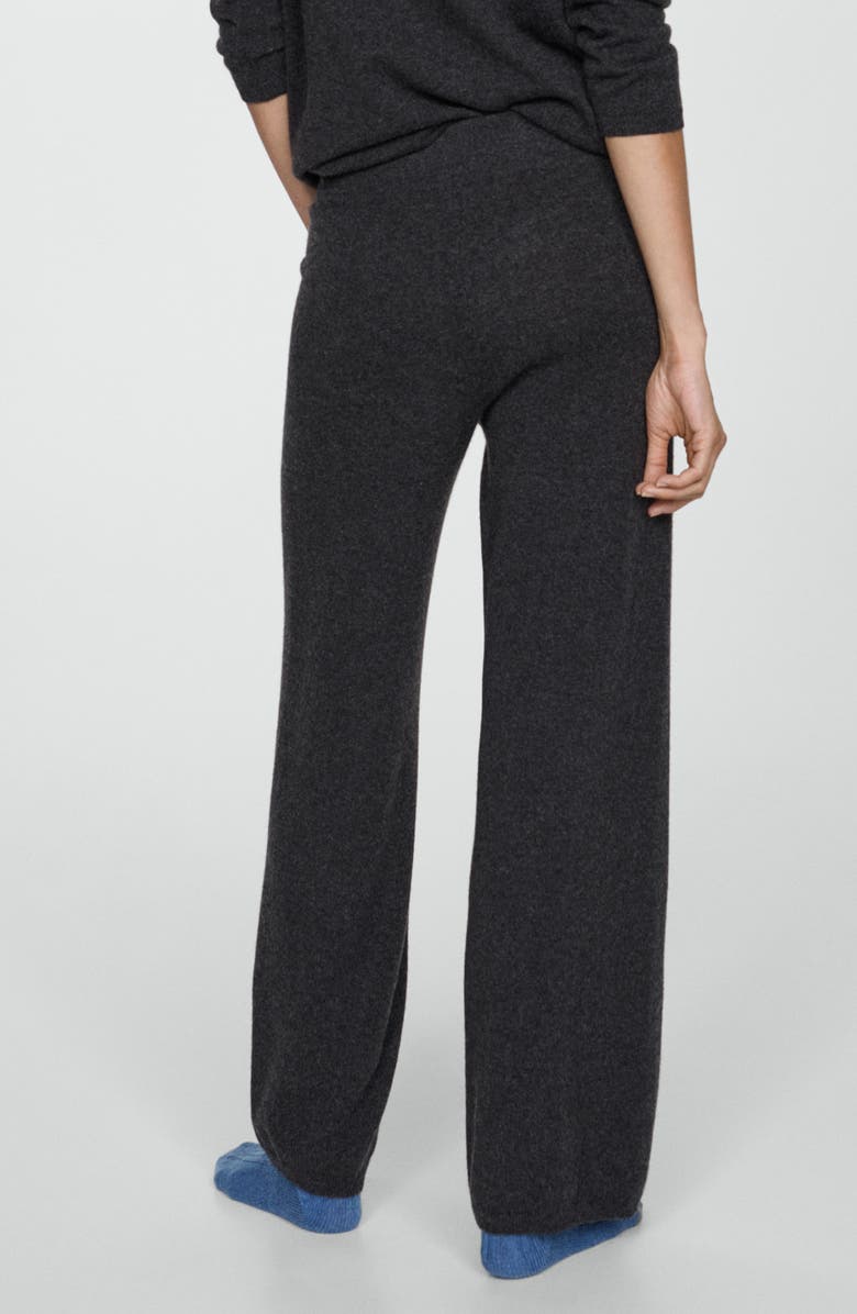 MANGO Cashmere Wide Leg Pants, Alternate, color, 