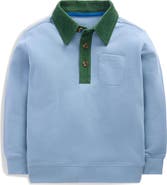 Mini Boden Kids' Smart Collared Sweatshirt