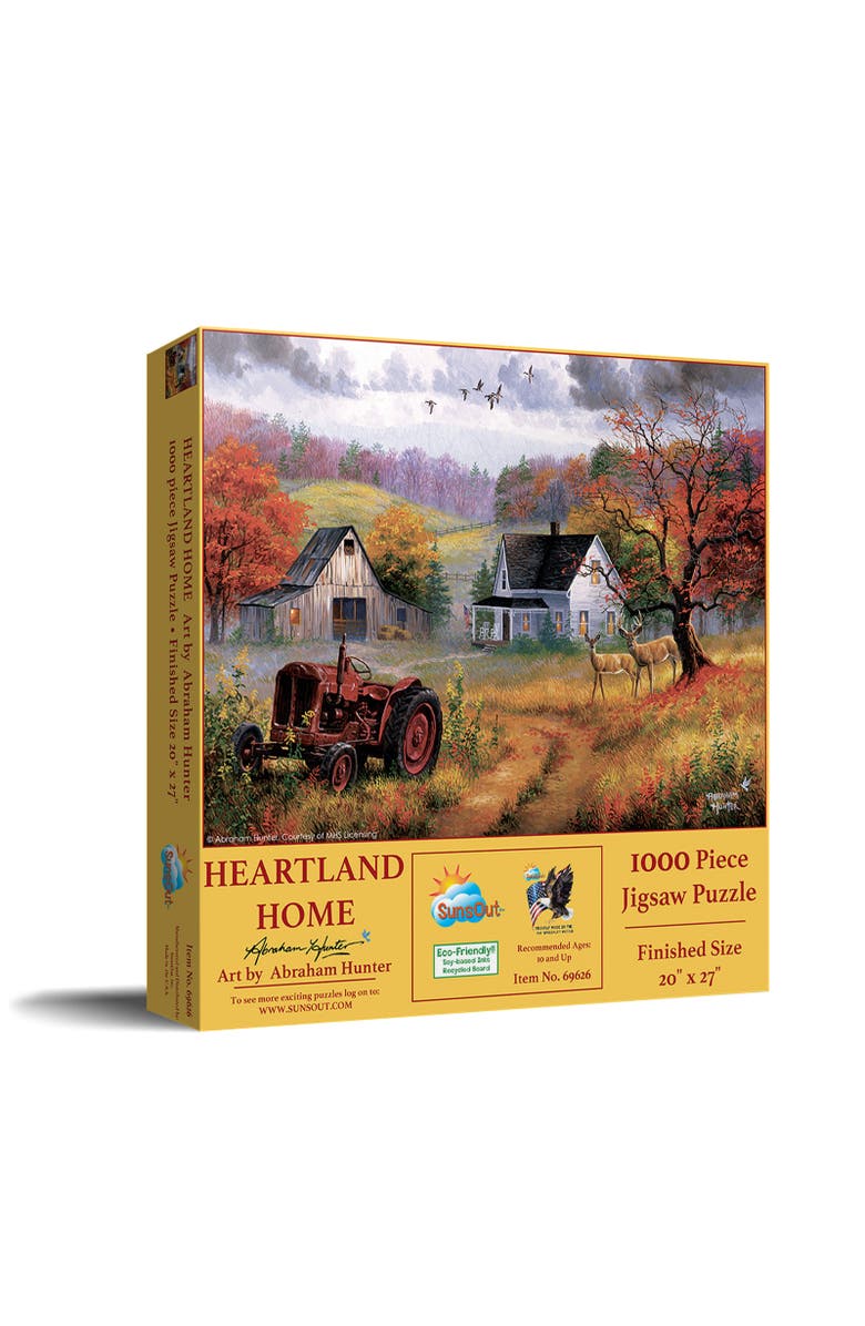Sunsout Heartland Home 1000 piece Jigsaw Puzzle for Adults, Main, color, Multicolor
