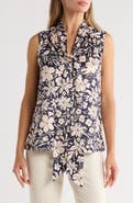 Gemma + Jane Tie Front Sleeveless Top