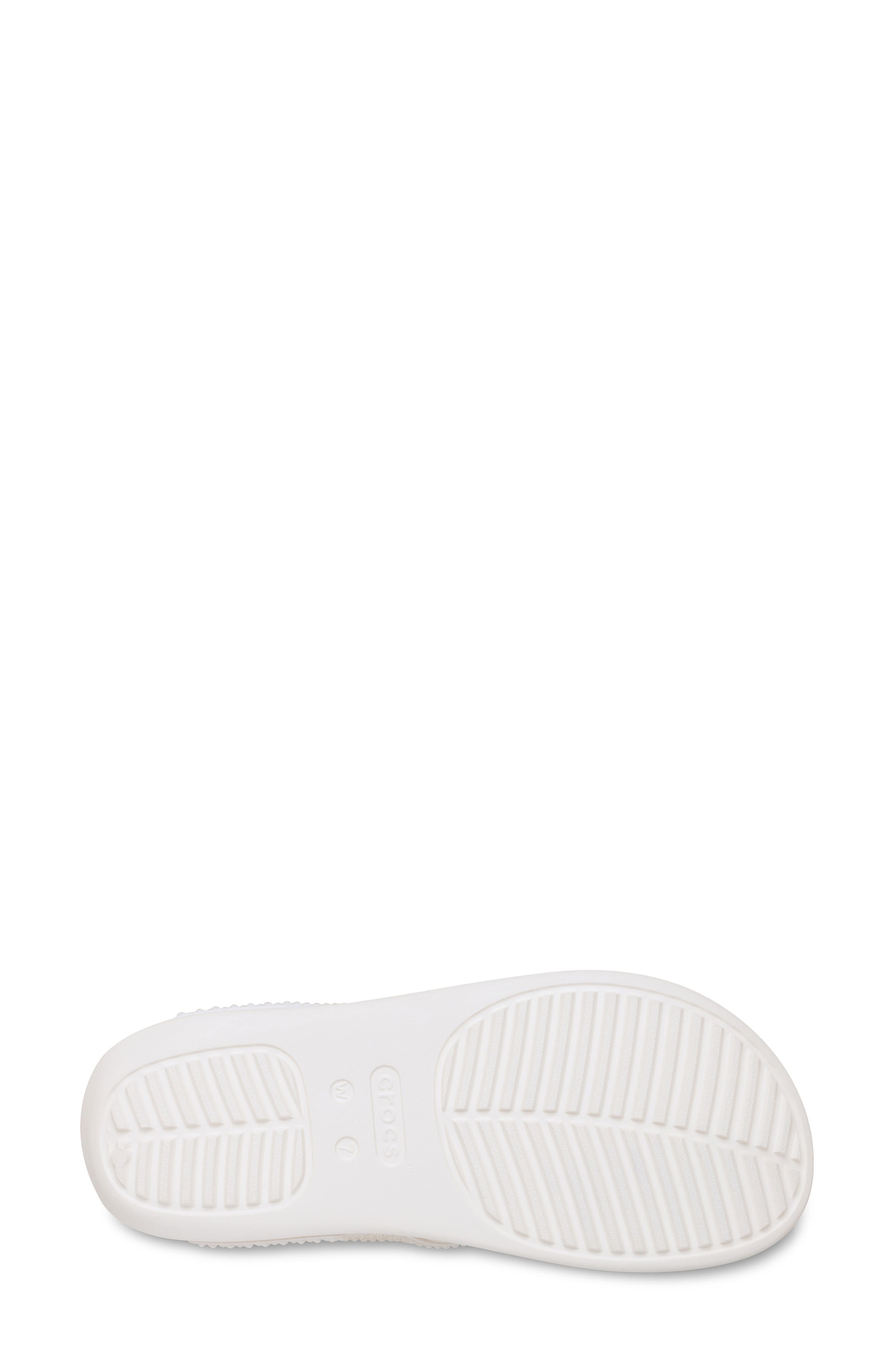 CROCS Getaway Gems Flip Flop, Alternate, color, Chalk