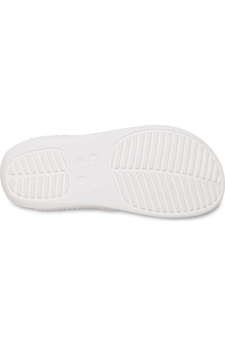 CROCS Getaway Gems Flip Flop, Alternate, color, Chalk