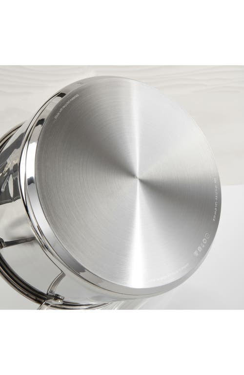 Berghoff Dina 10-inch Helix 7-quart Stockpot In Silver