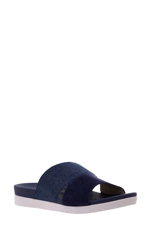 Dawn Shimmer Slide Sandal