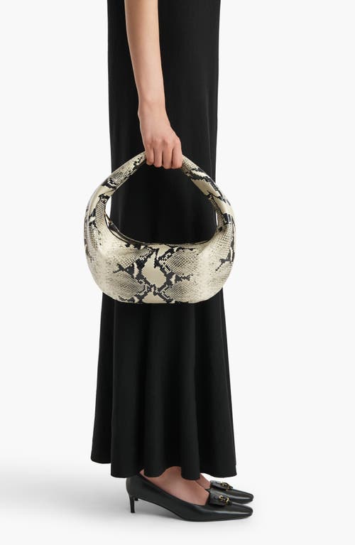 Khaite Olivia Medium Snake-effect Leather Top Handle Bag In Animal Print