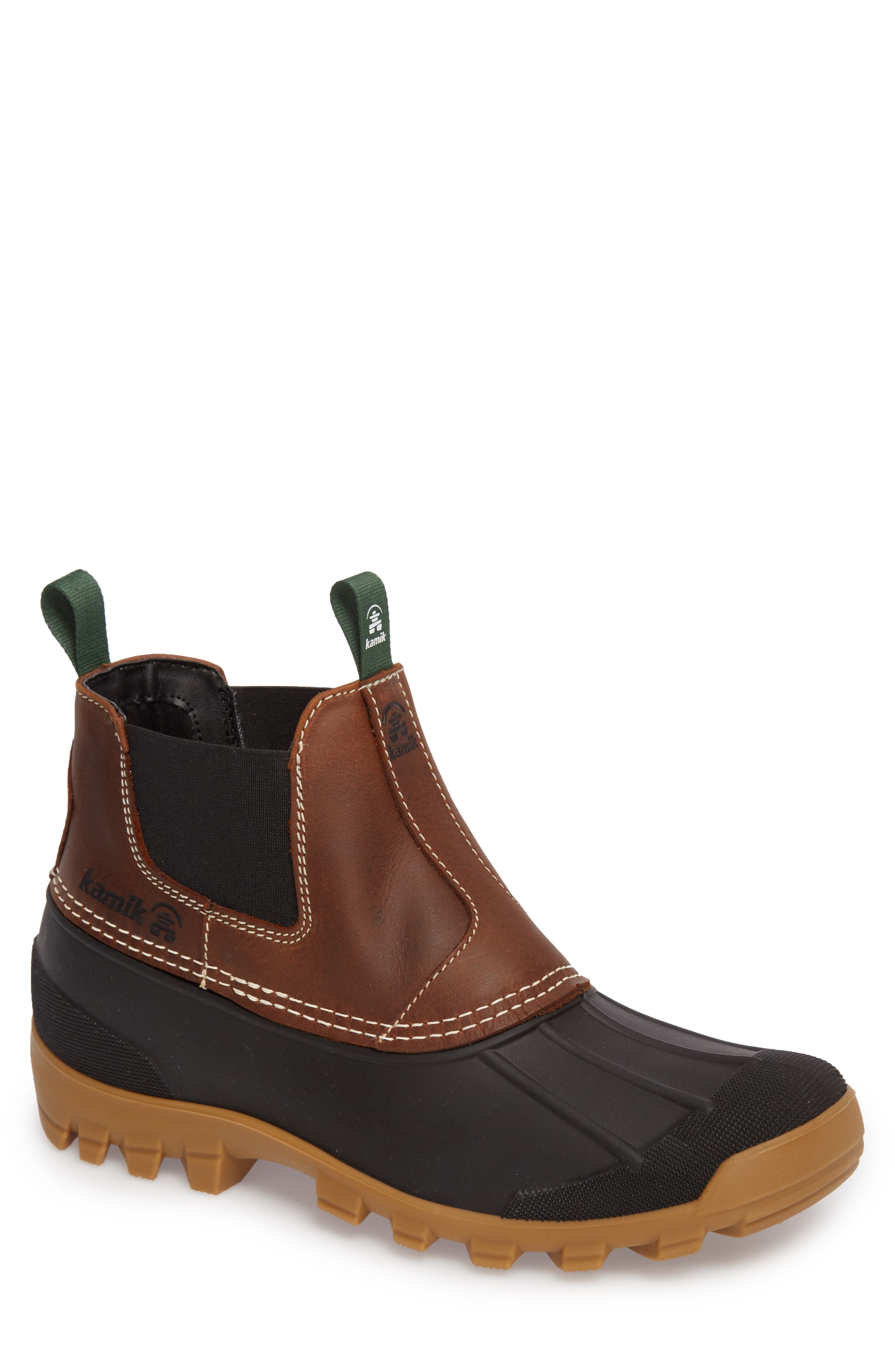 Kamik Yukon Chelsea Waterproof Boot, Main, color, 