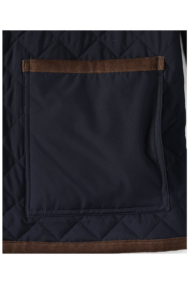 Reversible Insulated Barn Jacket, Alternate, color, Radiant Navy/Navy Plaid