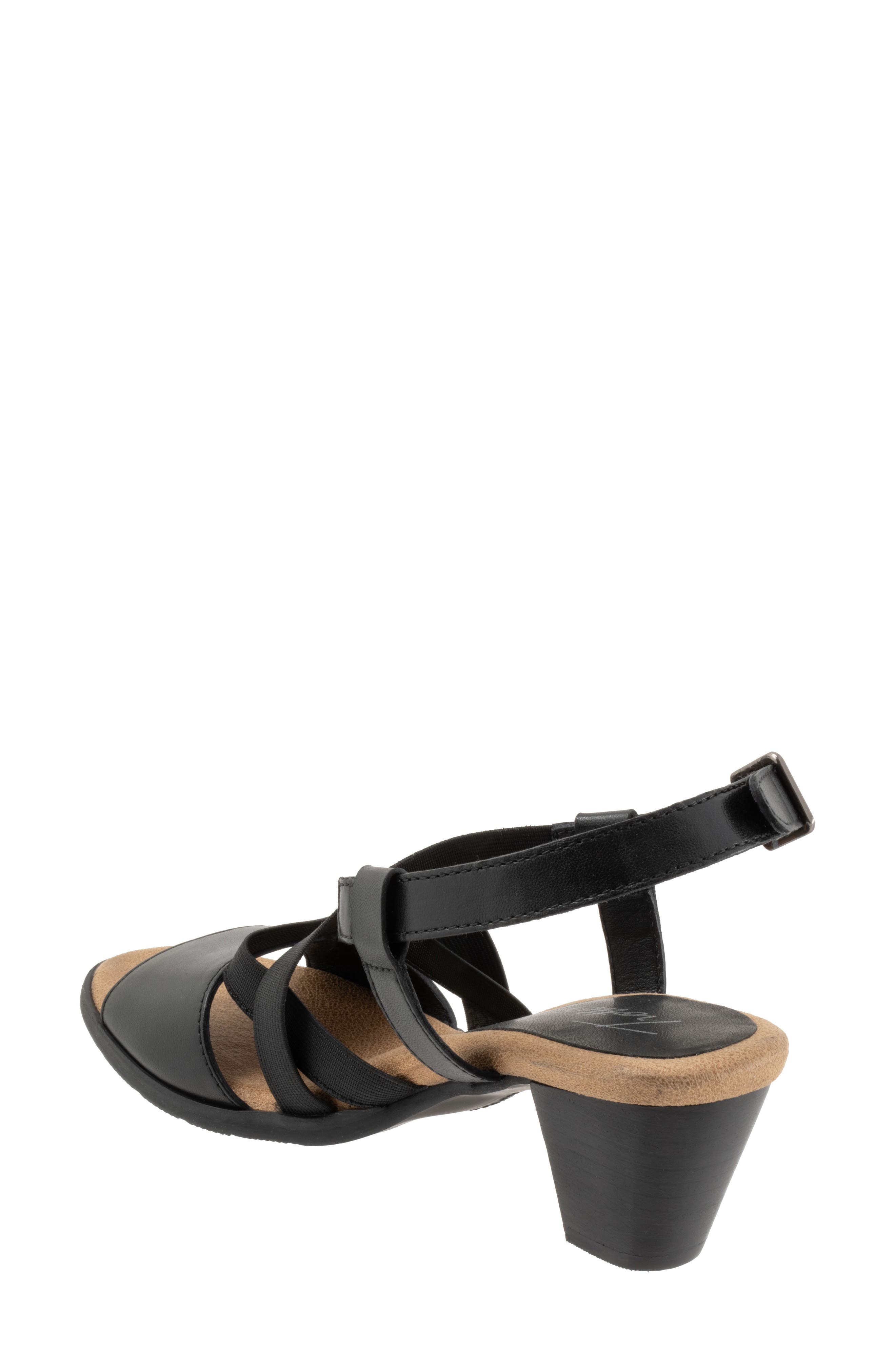 Trotters Meadow Ankle Strap Sandal, Alternate, color, Black