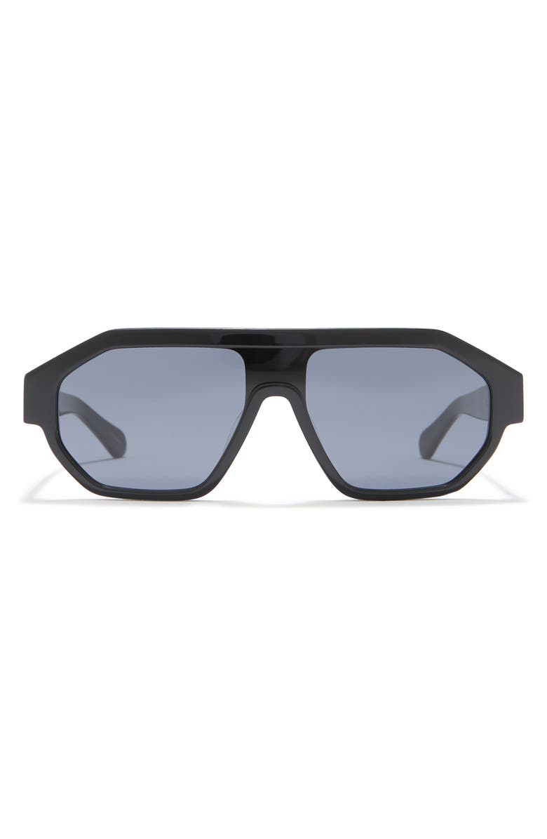 Karen Walker Tribon 70mm Shield Sunglasses, Main, color,