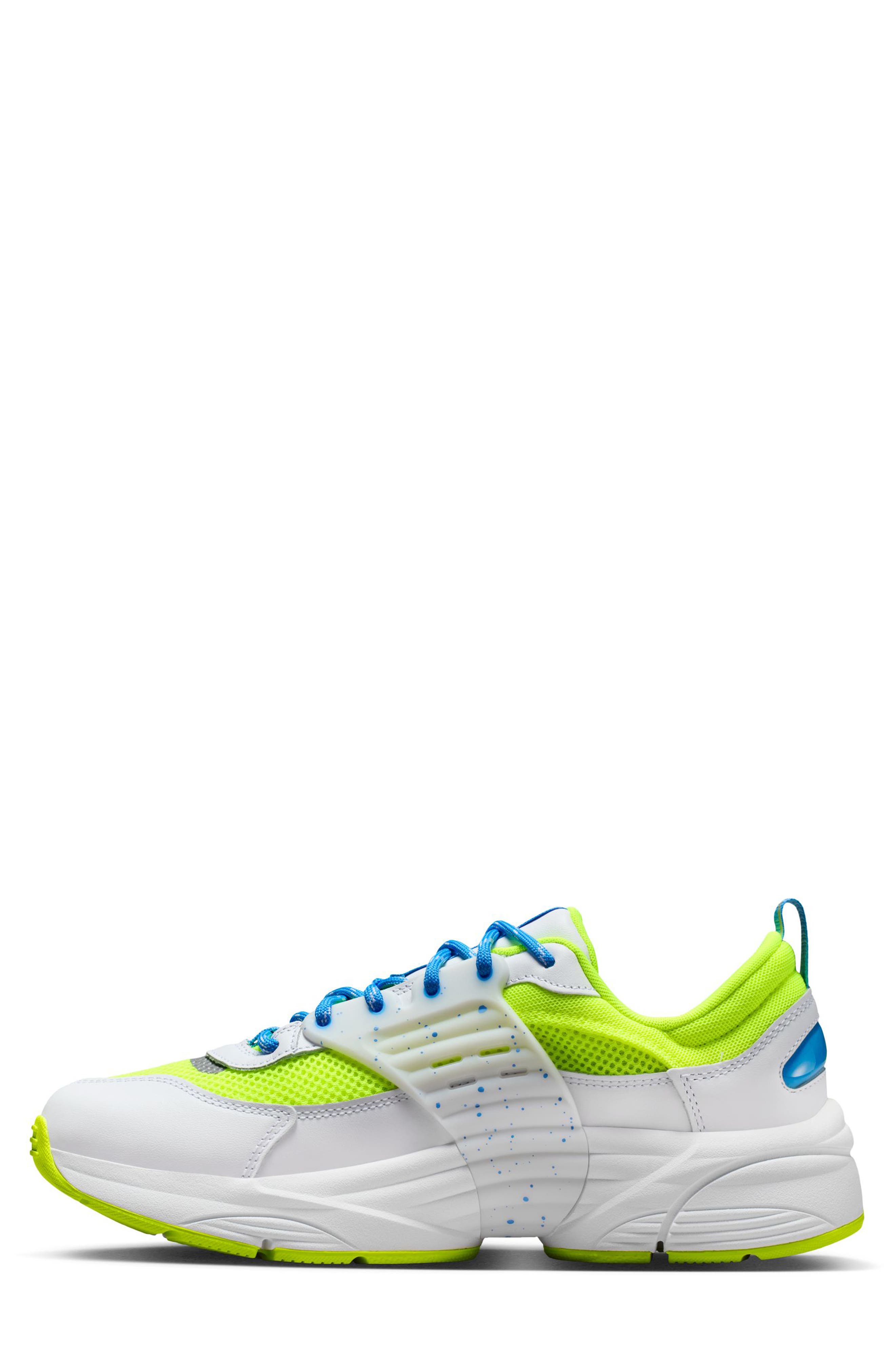 Jordan Trunner O/S Sneaker, Alternate, color, Volt/ University Blue