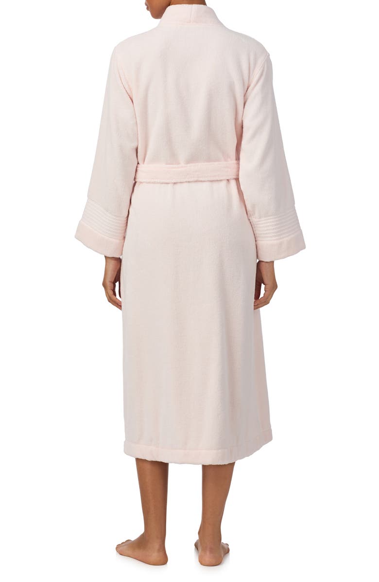 Lauren Ralph Lauren Tie Waist Terry Robe, Alternate, color, Pink