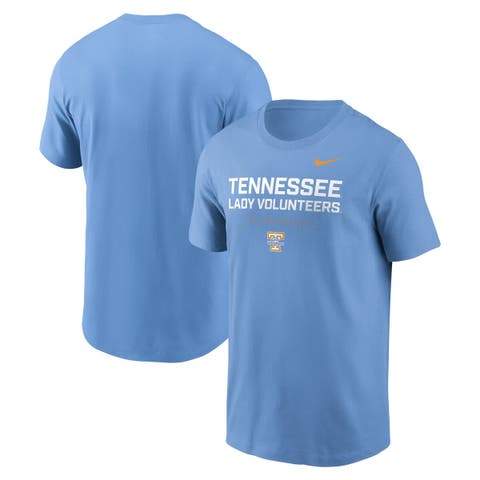 Men's Nike Light Blue Tennessee Volunteers 2025 Courtside Basketball Performance T-Shirt