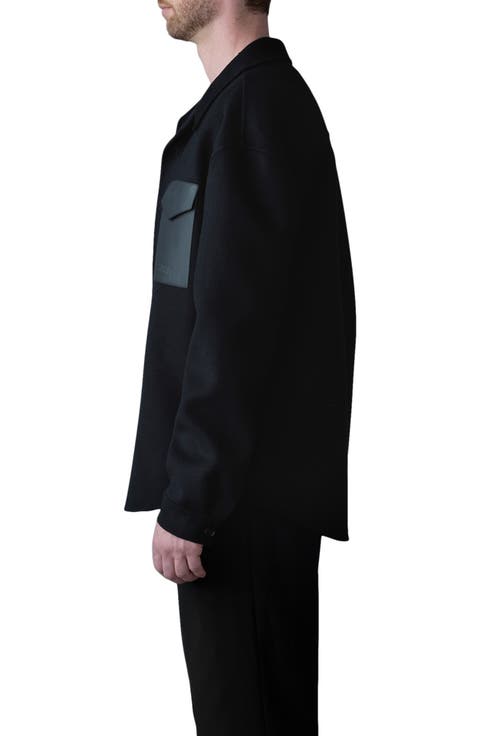 Emmanuel Double Face Wool Overshirt