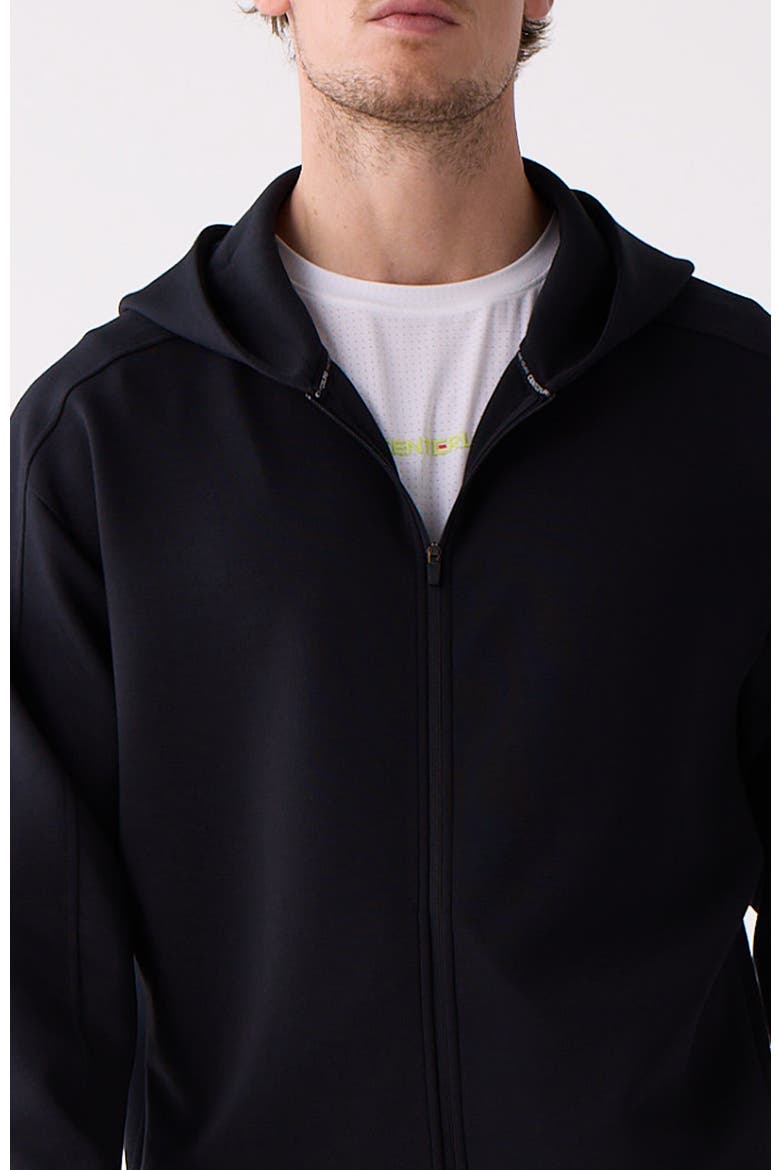Men's Après Full Zip Hood, Alternate, color, Black