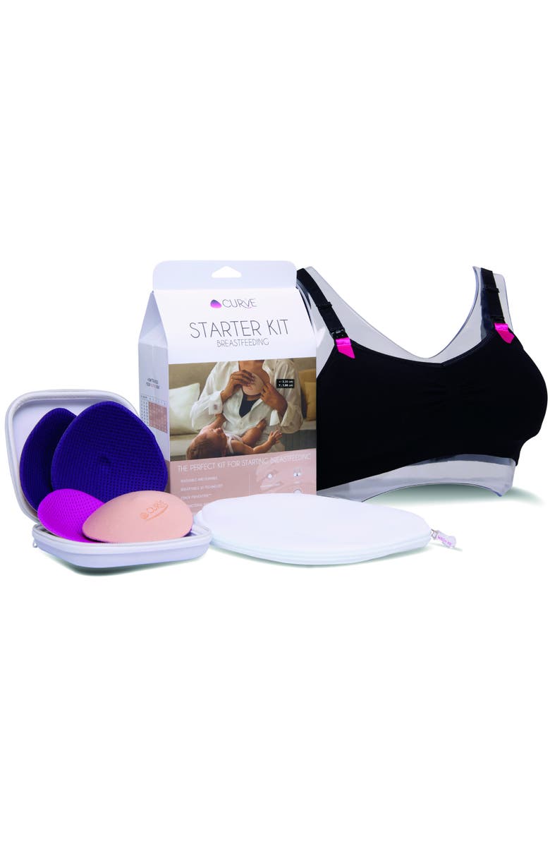 Cache Coeur Curve Breastfeeding Starter Kit, Main, color, Black