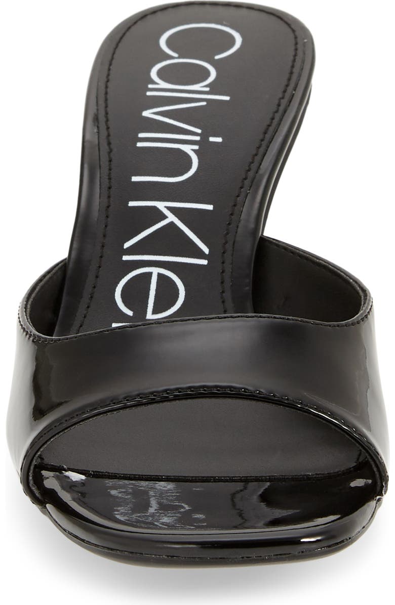 Calvin Klein Mega Kitten Heel Slide Sandal, Alternate, color,