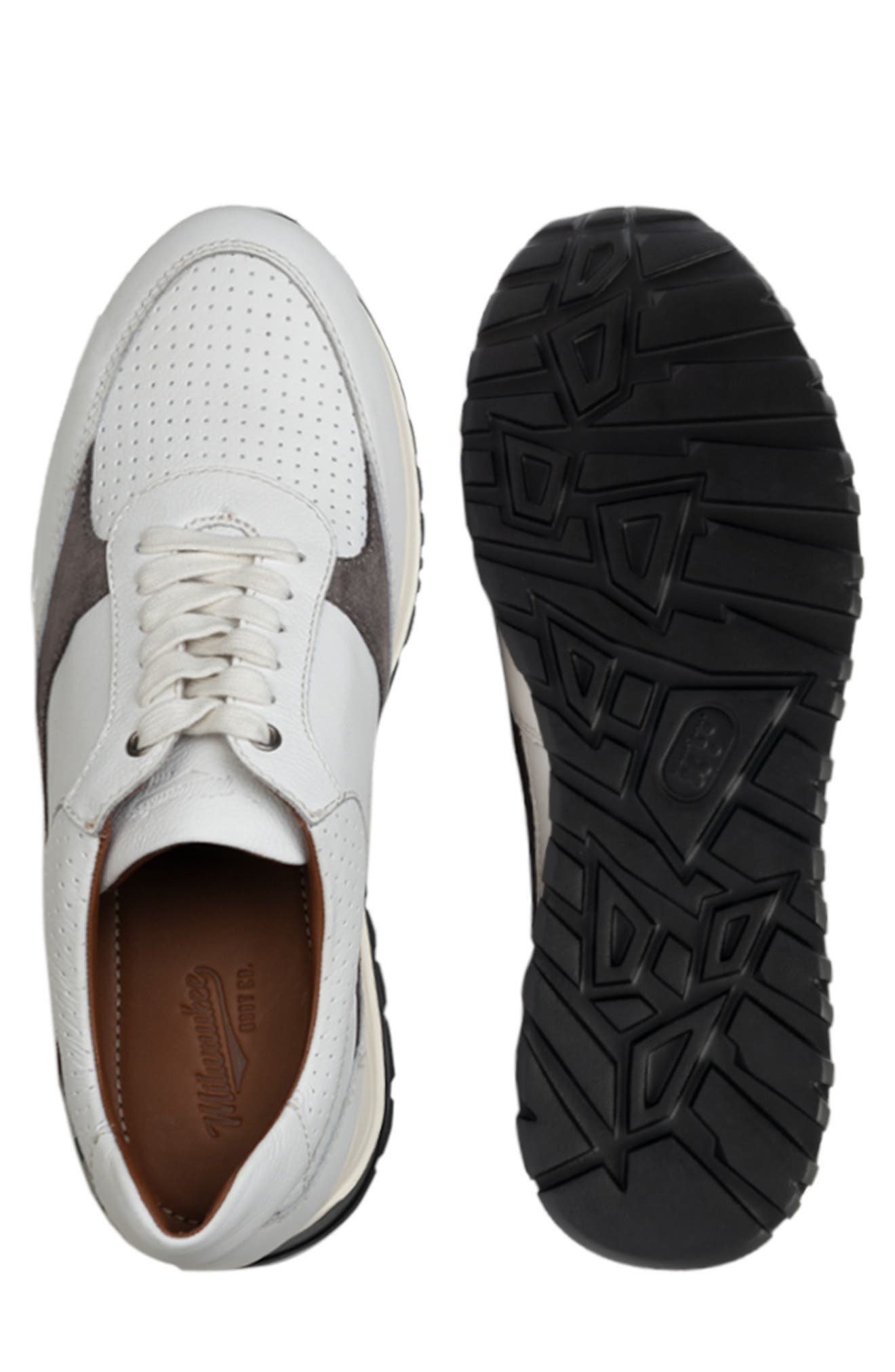 Murray Leather Sneaker, Alternate, color, WHITE MULTI