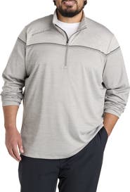 vineyard vines Big & Tall Sankaty Stripe 1/4-Zip Pullover