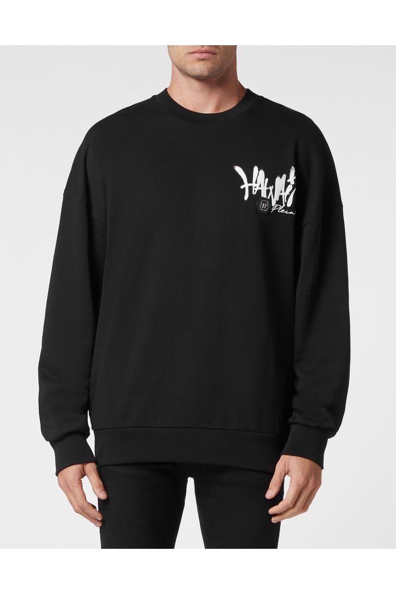 Sweatshirt Ls Hawaii Men, Main, color, black